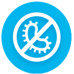 Icon Keimsperre in jeder Patientenleitung