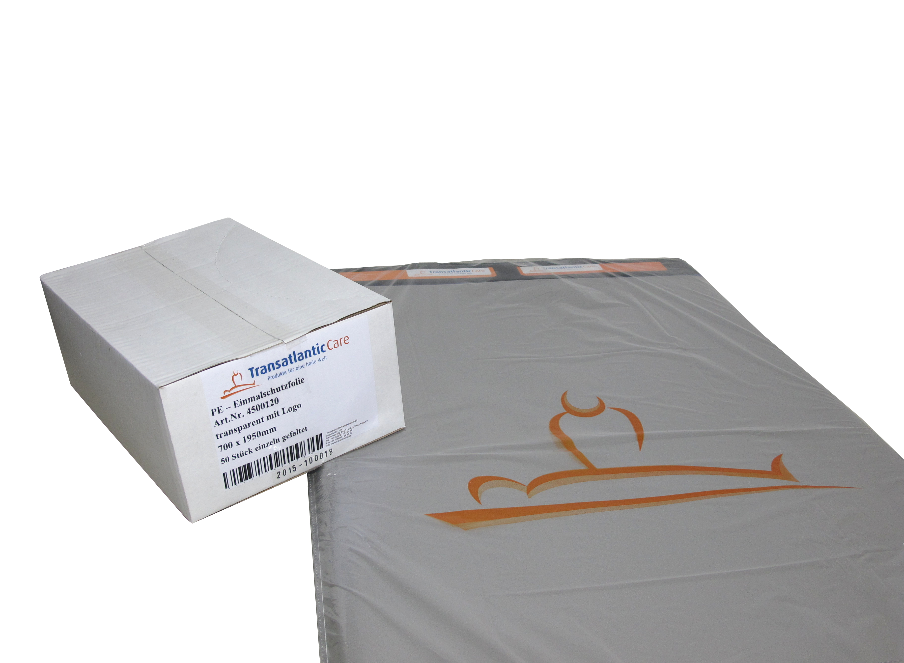 Schutzfolie für Rollboards in Pappkarton mit Schutzfolie über Rollboard