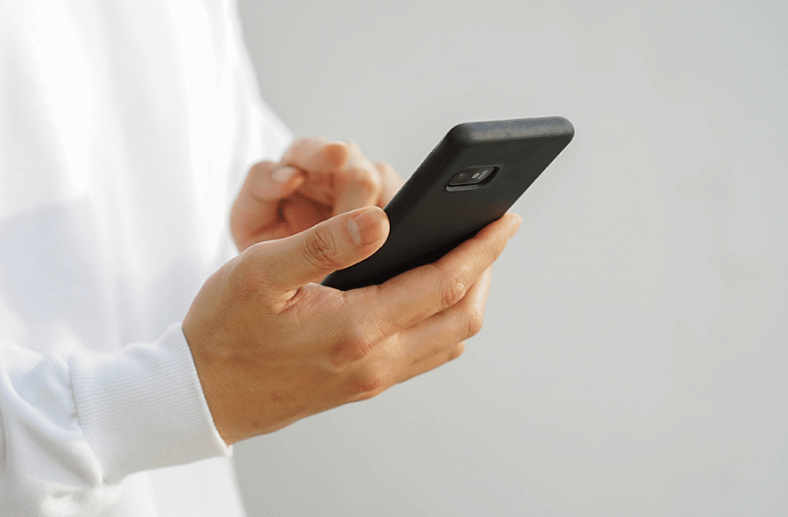 Beratung Kontaktaufnahme mit dem Telefon
