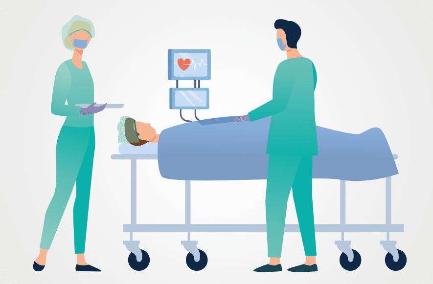 OP Patient im OP