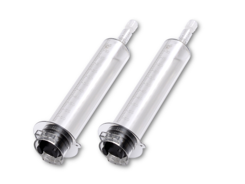 Druck Spritzenkolben-Set - 2 x 65ml, 12 Stunden Version